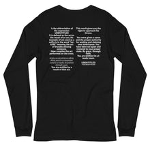 Load image into Gallery viewer, Unisex Long Sleeve Crossover Logo Tee